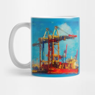 Busy Commercial Port Mug